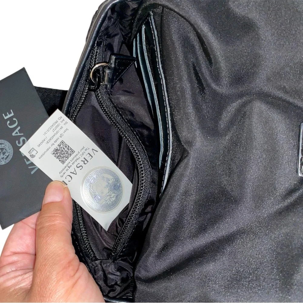 Versace Medusa Crossbody Bag Cherub Print - Picture 7 of 10